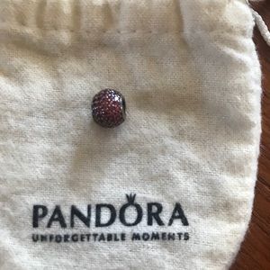 Pandora Pink Gem Charm